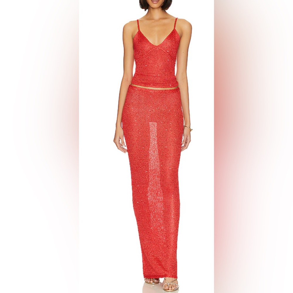 ASTA RESORT crochet Carolina skirt set